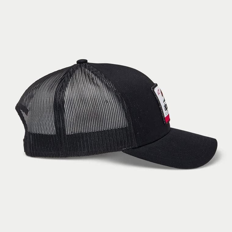 Alpinestars Cali 2.0 Hat Baseballkappe Herren Trucker mit hinten Schnappverschluss, Schwarz