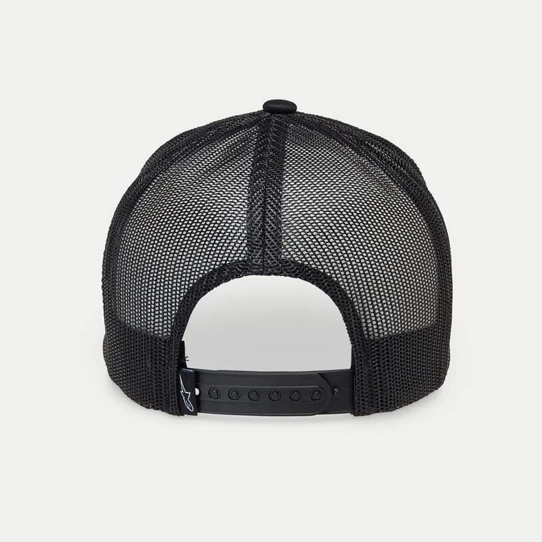 Alpinestars Cali 2.0 Hat Baseballkappe Herren Trucker mit hinten Schnappverschluss, Schwarz