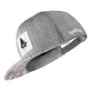 Nebelkind Snapback Cap Unisex Berlin Netzplan Grau, OneSize verstellbar, hochwertige Basecap, Streetwear Style, Retro Baseball-Kappe
