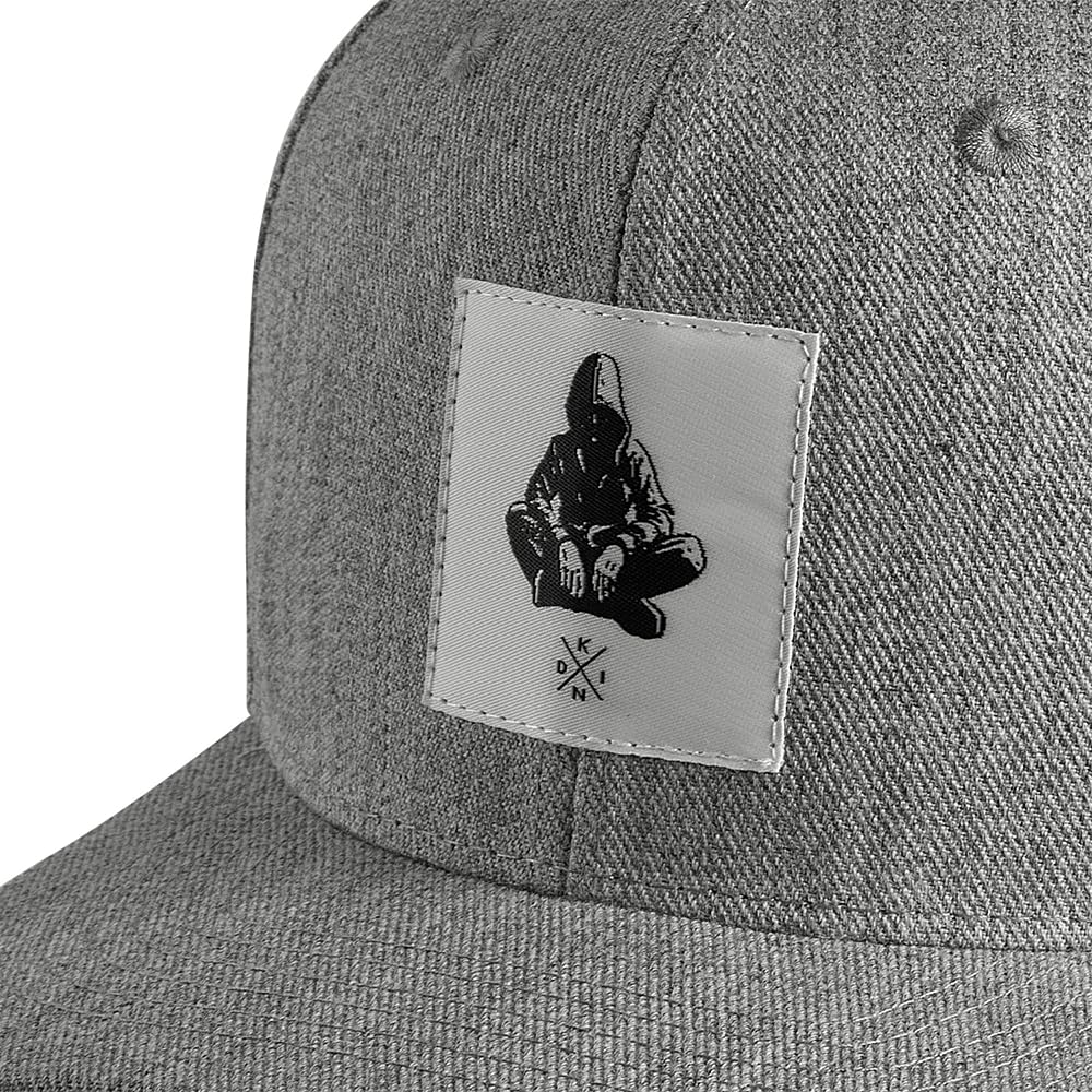 Nebelkind Snapback Cap Unisex Berlin Netzplan Grau, OneSize verstellbar, hochwertige Basecap, Streetwear Style, Retro Baseball-Kappe