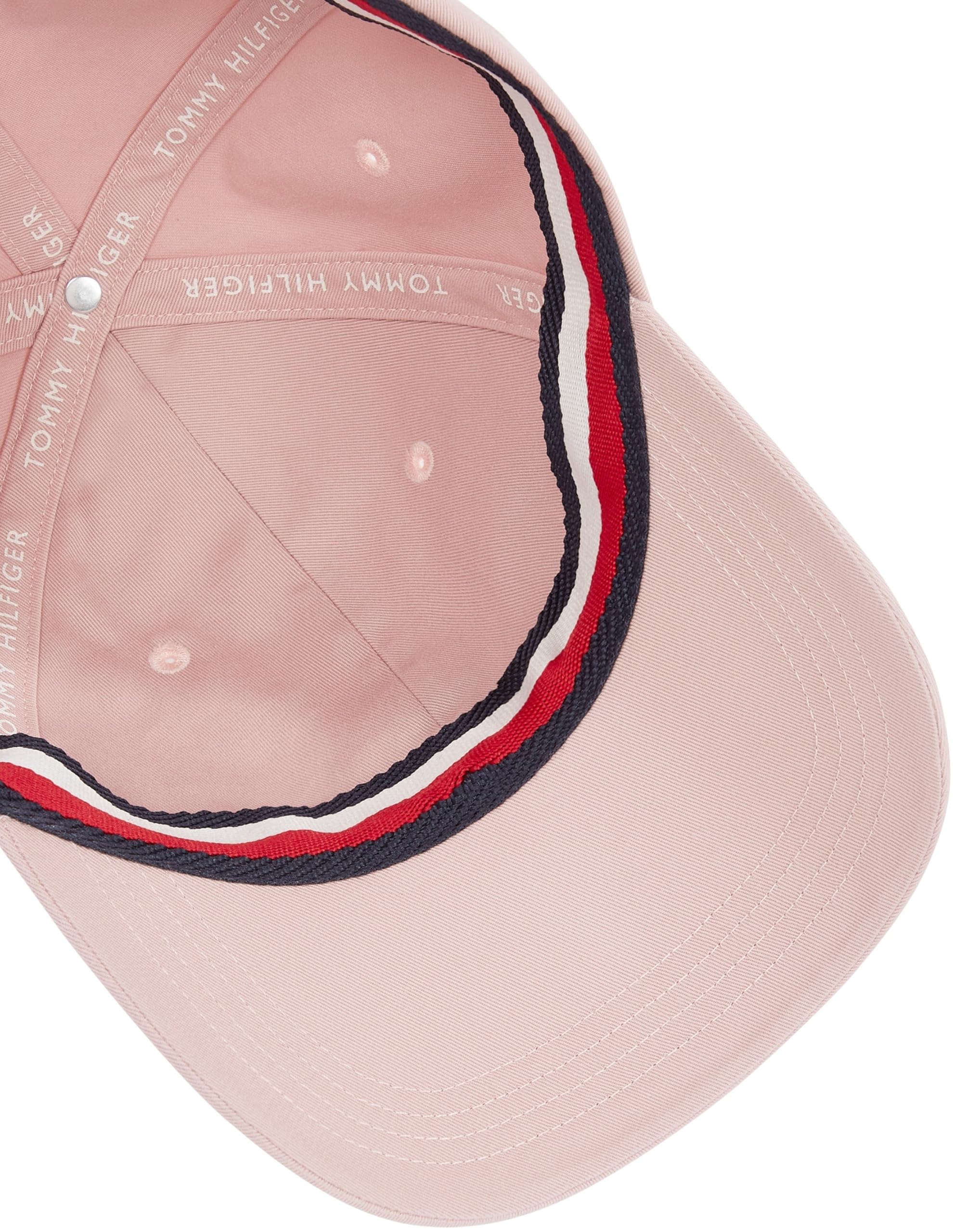 Tommy Hilfiger Damen Cap Essential Flag Soft aus Baumwolle, Rosa (Foggy Pink), Einheitsgröße